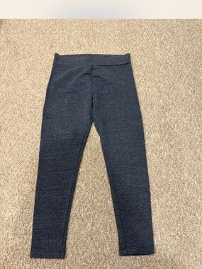 Lou & Gray Heathered Navy Leggings Size Medium Petite